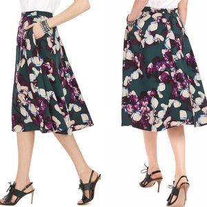 BR Midi floral skirt